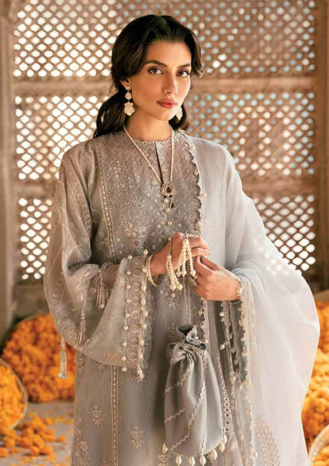 Formal Dress - Afrozeh - Dhoop kinaray - Zohra - D#1