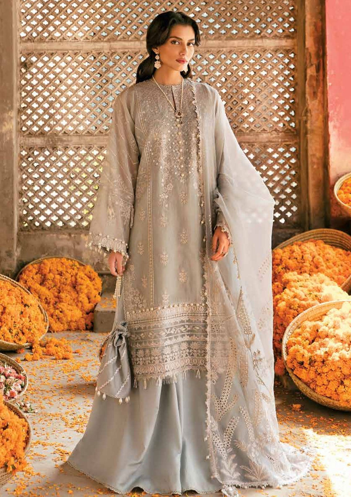 Formal Dress - Afrozeh - Dhoop kinaray - Zohra - D#1
