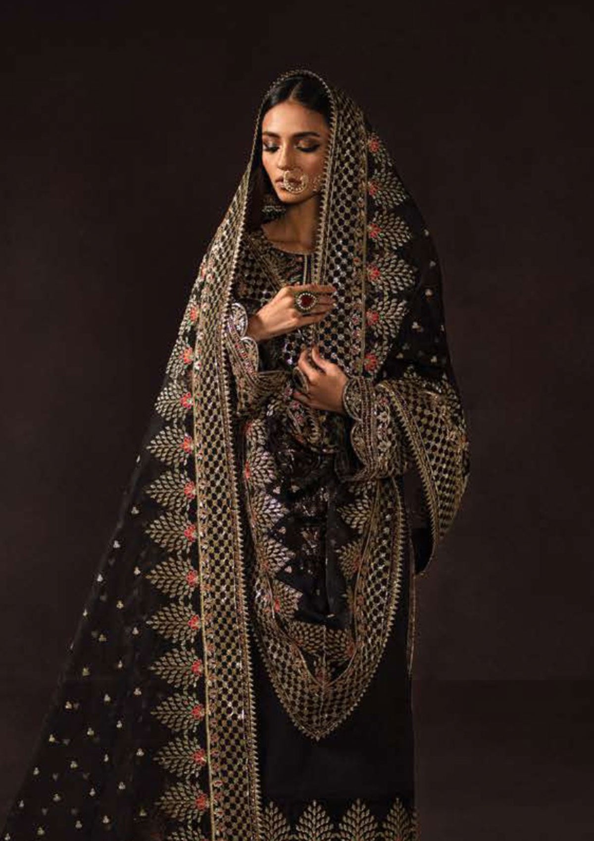 Formal Dress - Afrozeh - Divani - Silk - AS#002 (Raya)