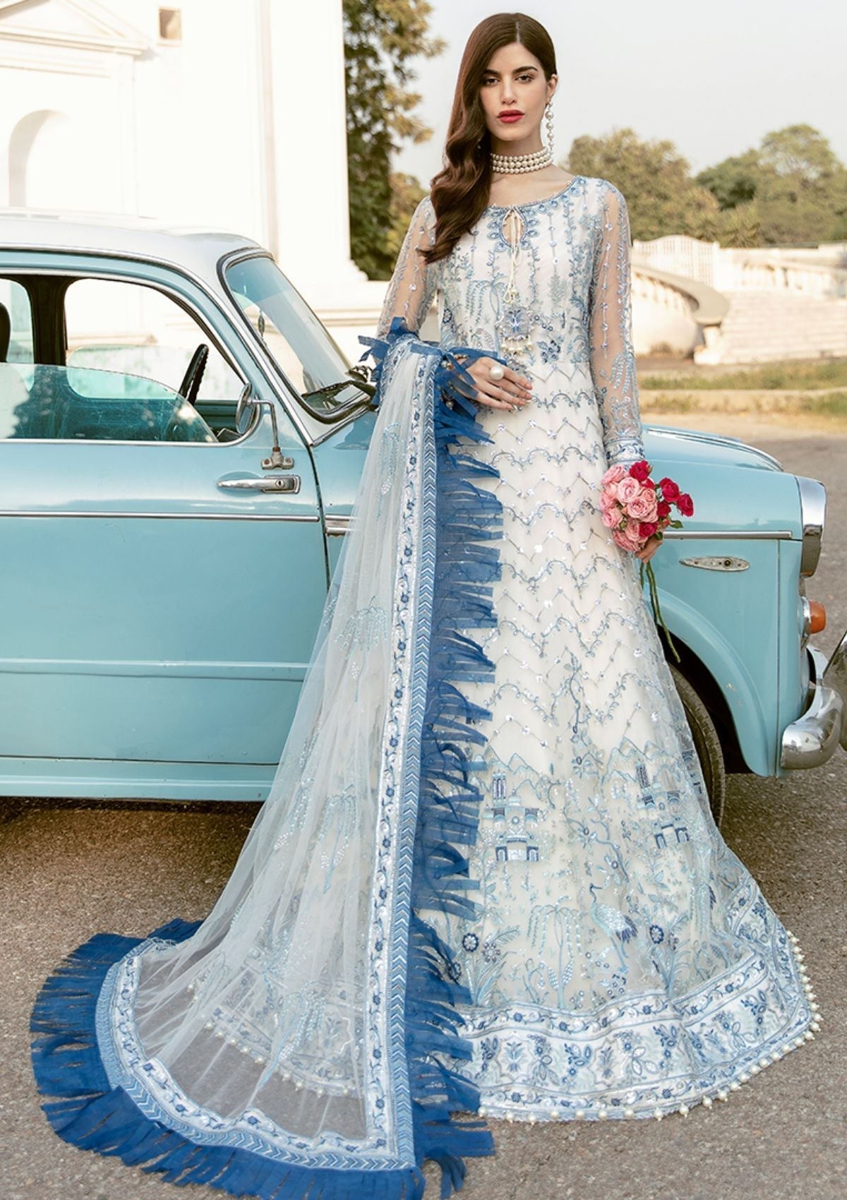 Formal Dress - Afrozeh - La Fuchsia - Celestial Dream - D#01
