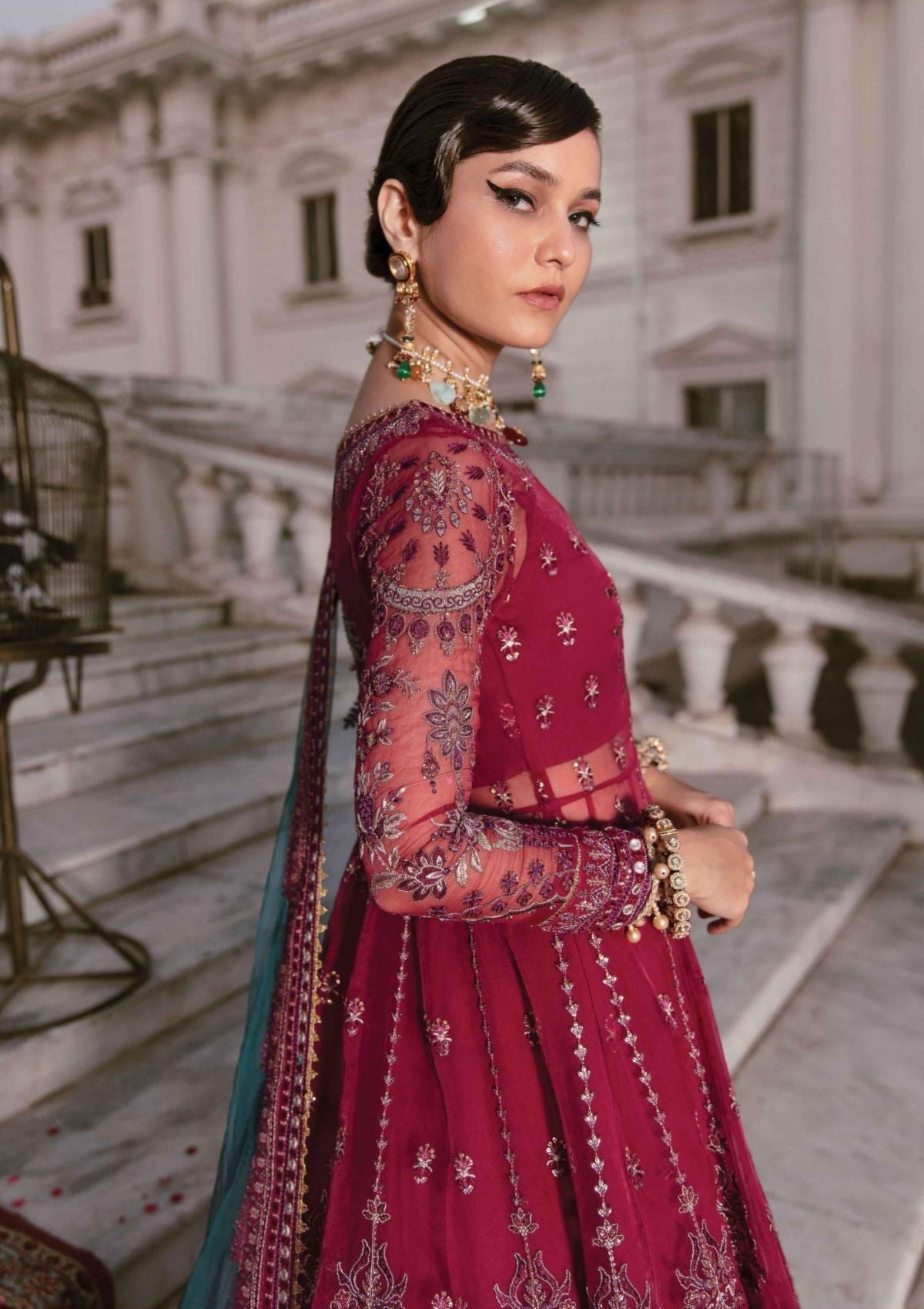 Formal Dress - Afrozeh - La Fuchsia - Majestic Reine - D#03