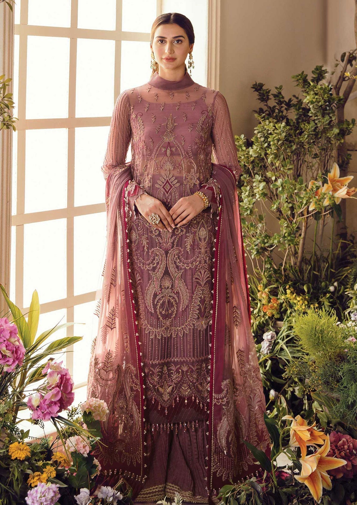 Formal Dress - Afrozeh - La Fuchsia - Wedding - Valentina - D#7