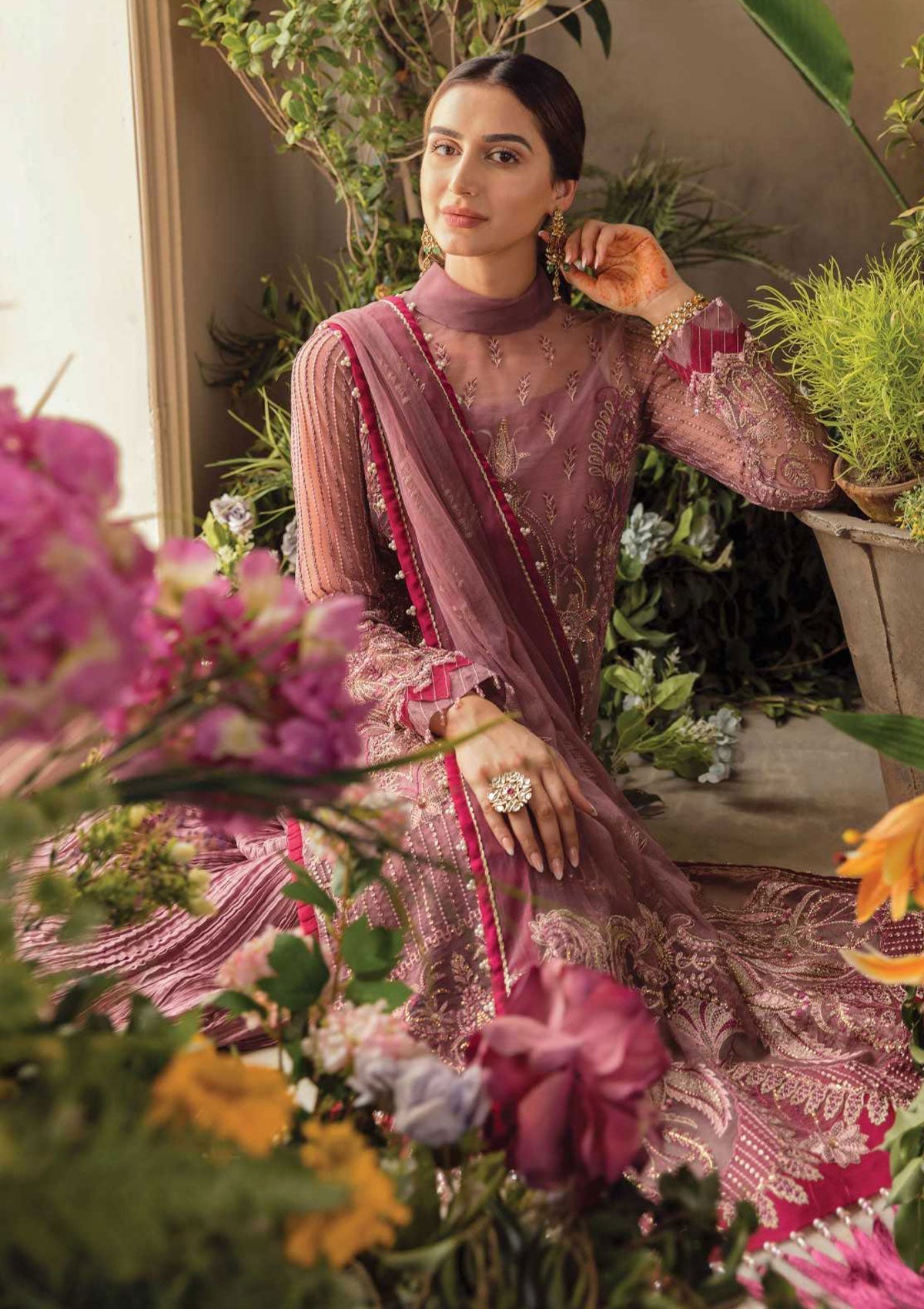 Formal Dress - Afrozeh - La Fuchsia - Wedding - Valentina - D#7