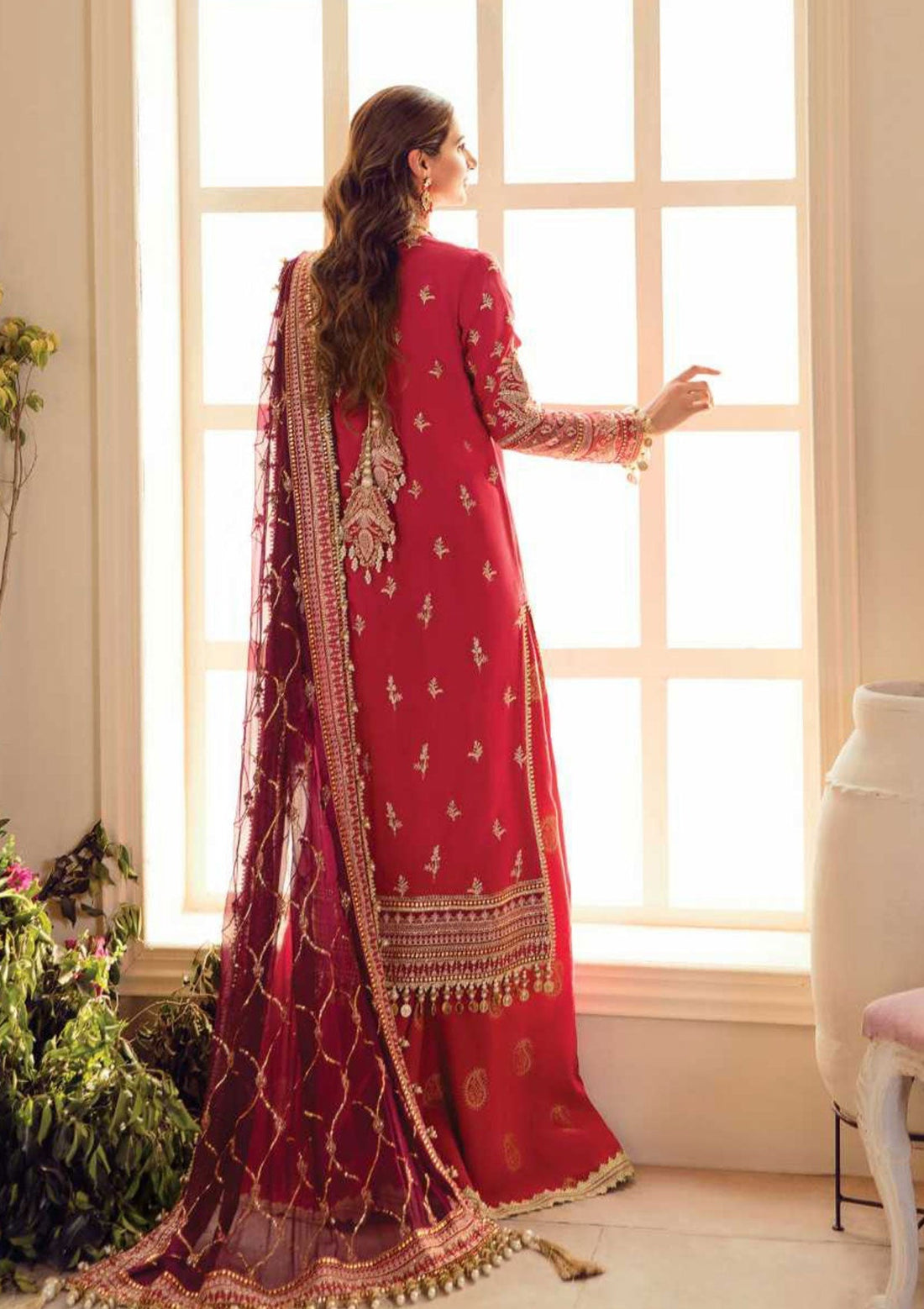Formal Dress - Afrozeh - La Fuchsia - Wedding - Zinnia - D#9