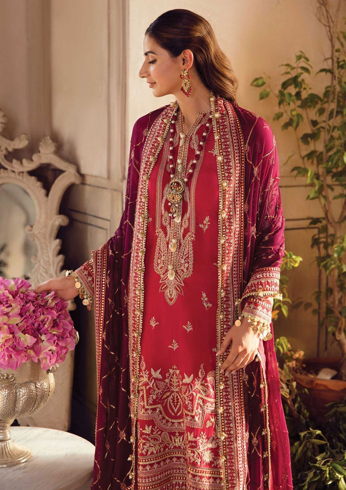 Formal Dress - Afrozeh - La Fuchsia - Wedding - Zinnia - D#9