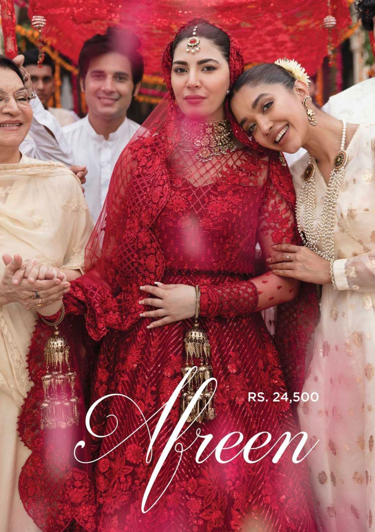 Formal Dress - Afrozeh - Shehnai - Wedding - Afreen - AFS#09