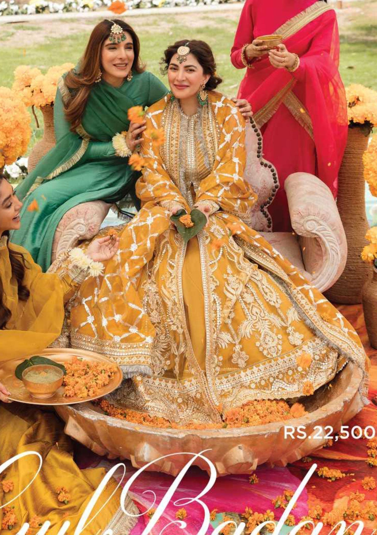 Formal Dress - Afrozeh - Shehnai - Wedding - Gul Badan -  AFS#01