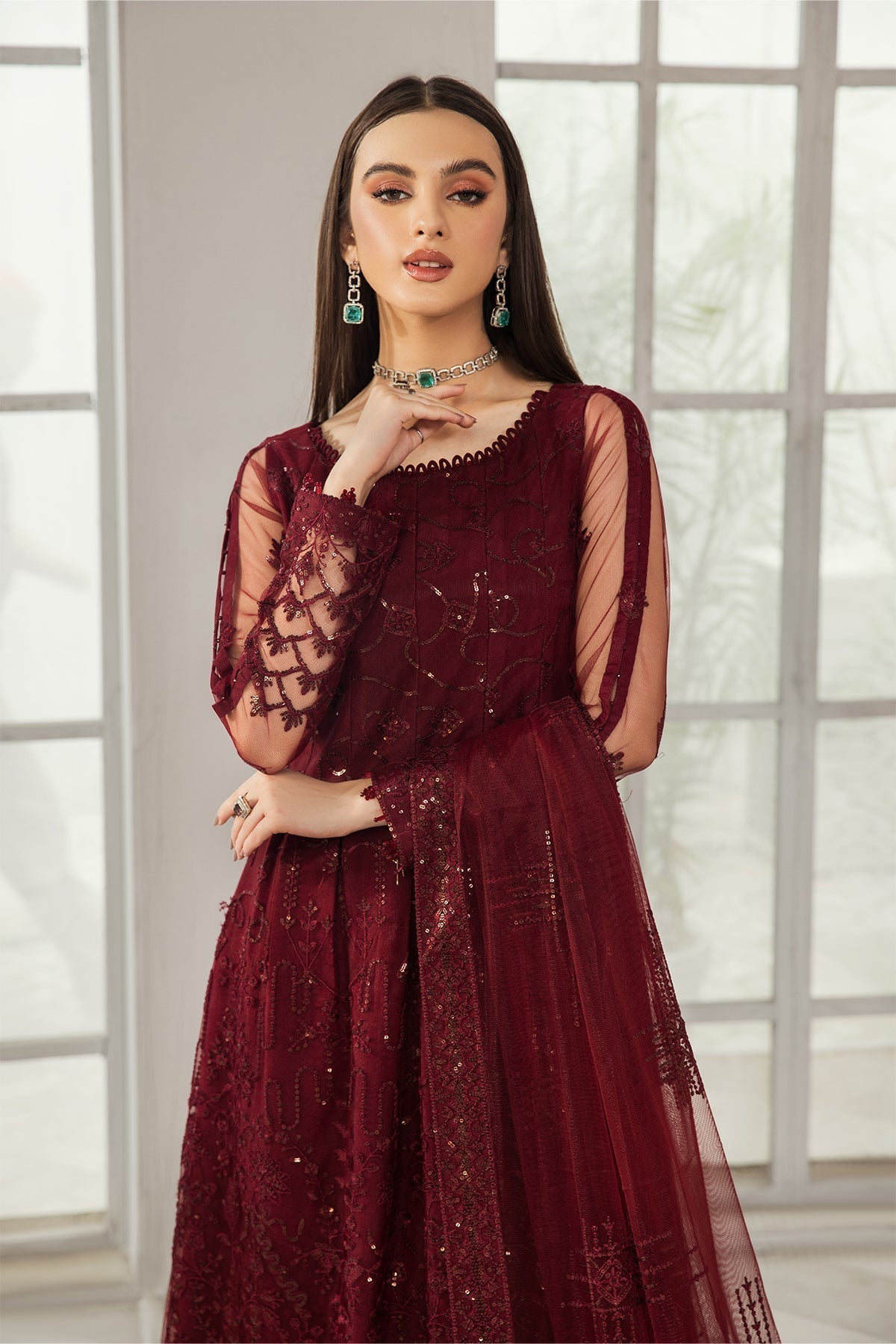 Formal Dress - Alizeh - Fashion - D#1 (Gulrukh)