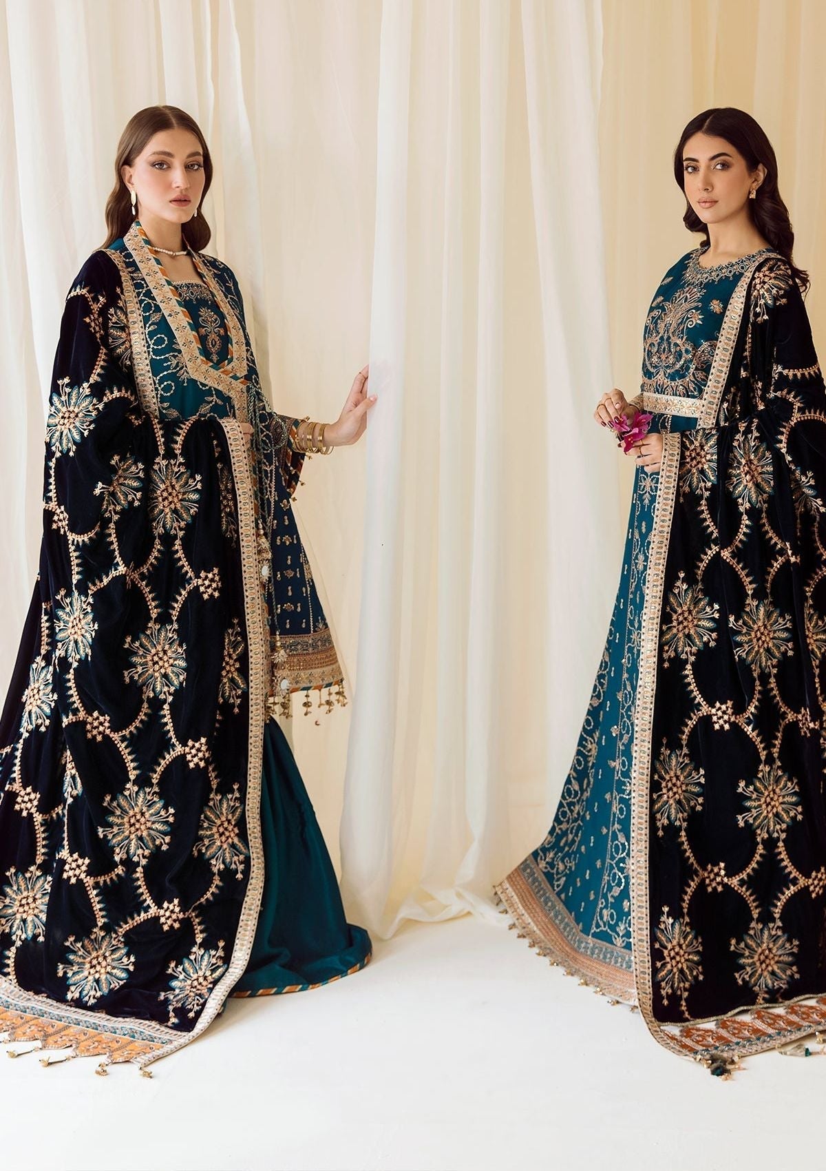 Formal Dress - Alizeh - Premium Velvet - D#2 (Dasht-E-Naz)