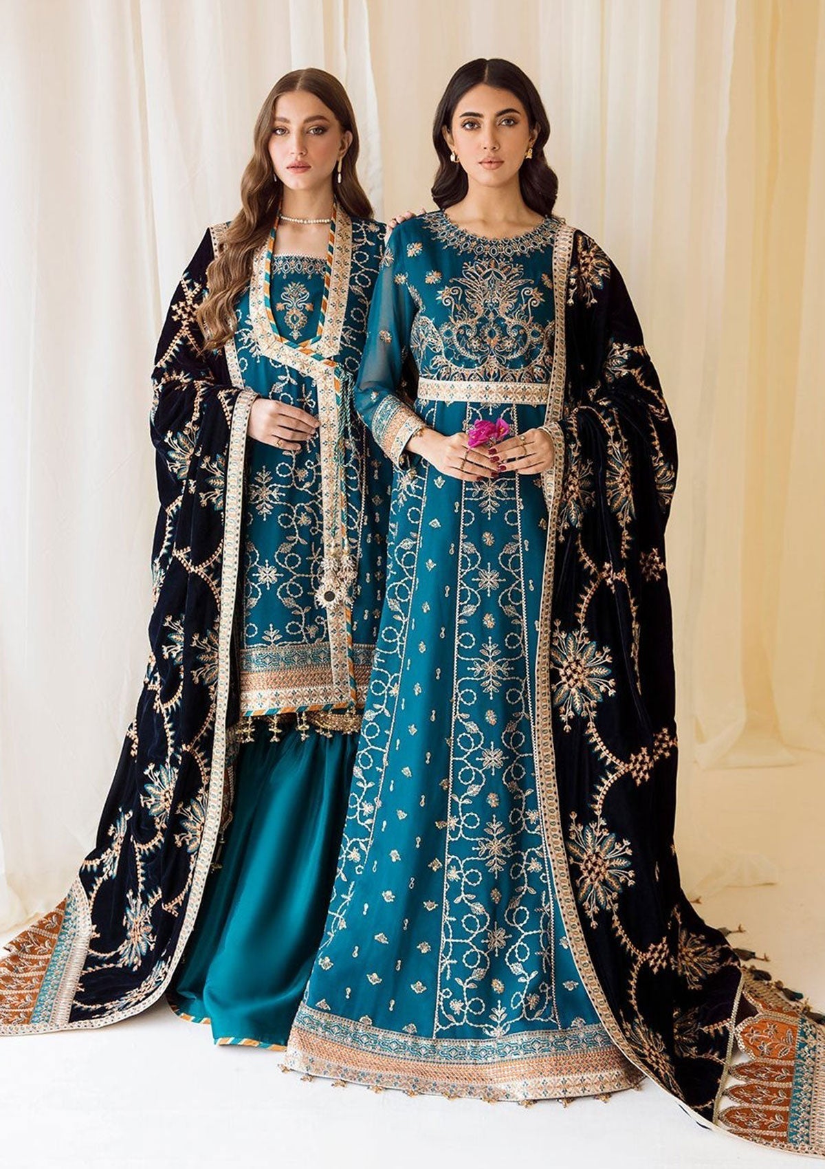Formal Dress - Alizeh - Premium Velvet - D#2 (Dasht-E-Naz)