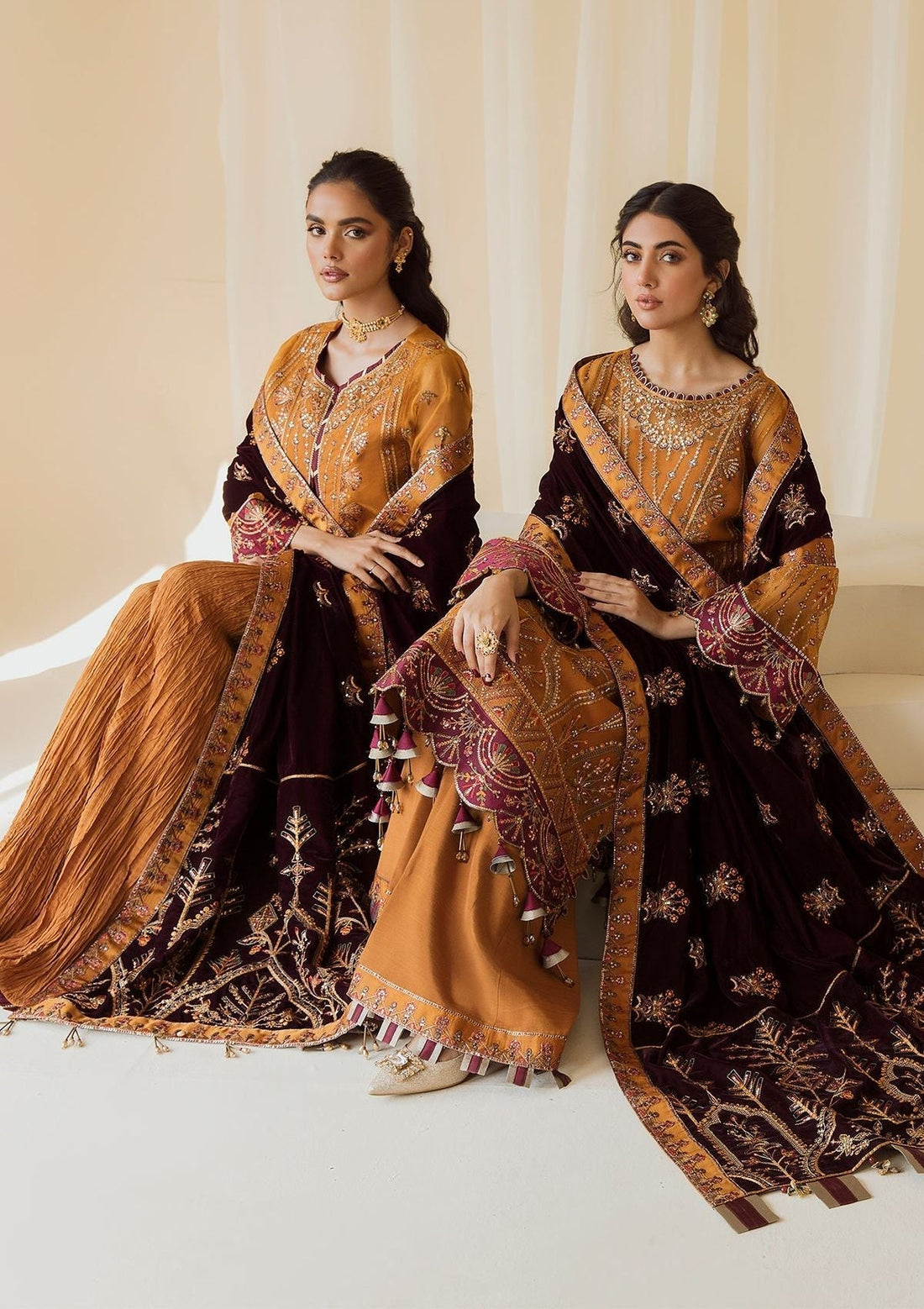 Formal Dress - Alizeh - Premium Velvet - D#3 (Zar Begum)