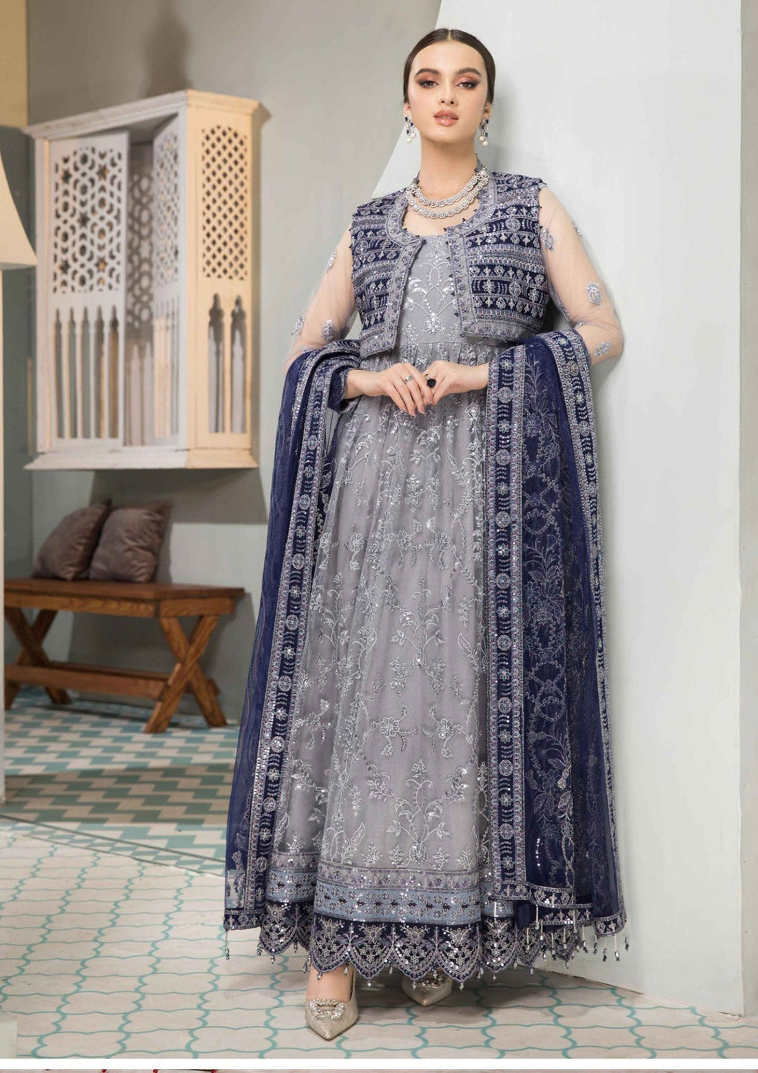 Formal Dress - Alizeh - Vasl e Meeras V12 - AKS - D#3