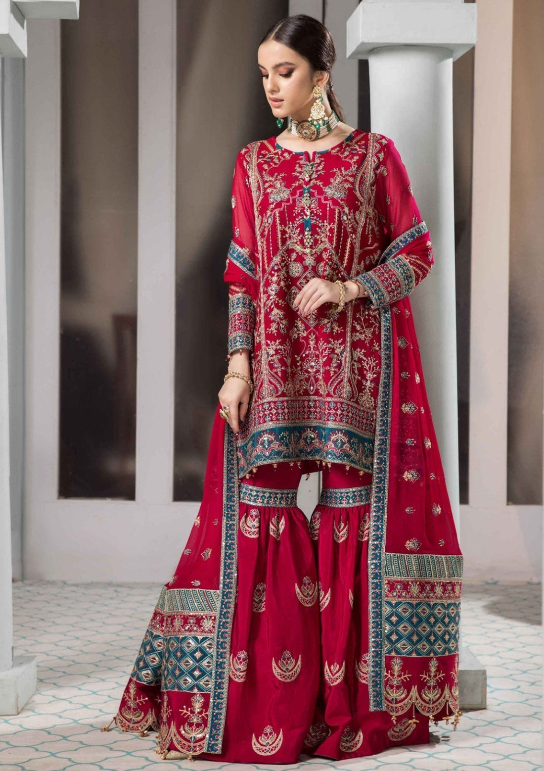 Formal Dress - Alizeh - Vasl e Meeras V12 - Darkash - D#5
