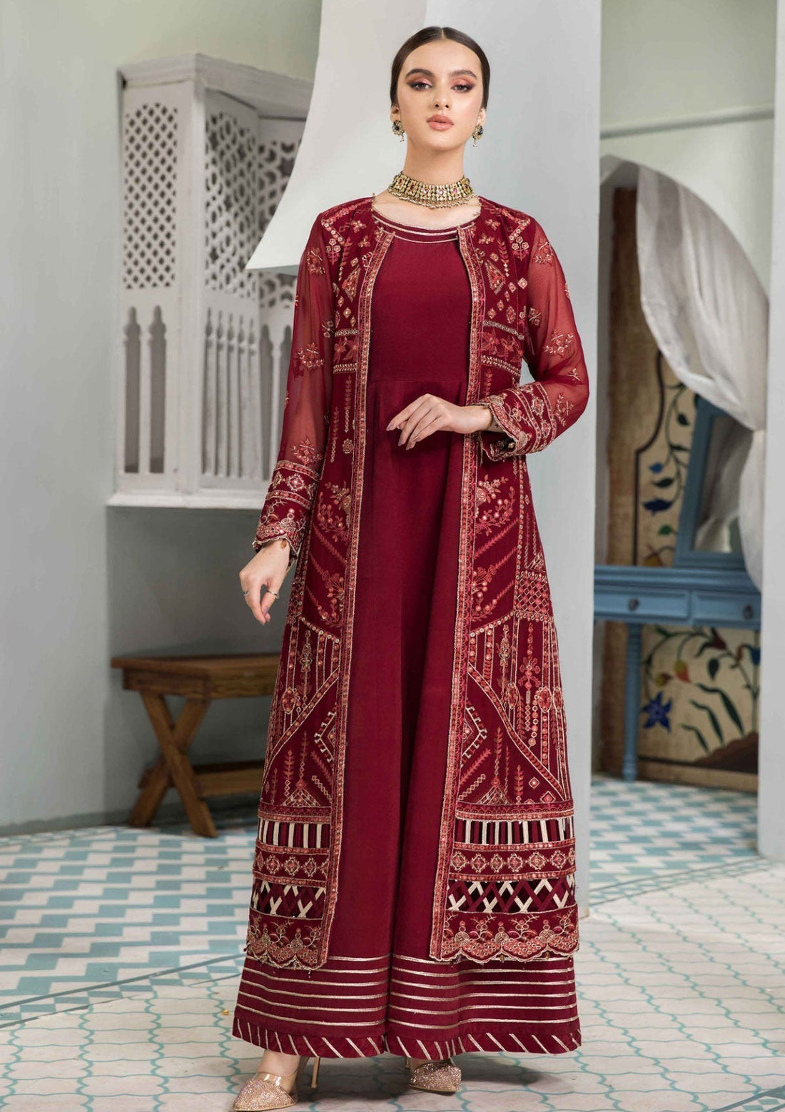 Formal Dress - Alizeh - Vasl e Meeras V12 - Naukhaiz- D#9