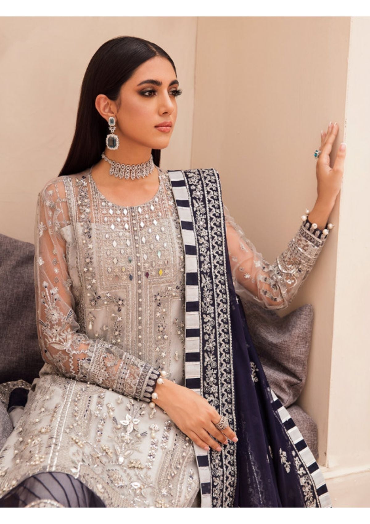 Formal Dress - Gulaal - Eid - Luxury - Unstitched - Aarah - EU#2