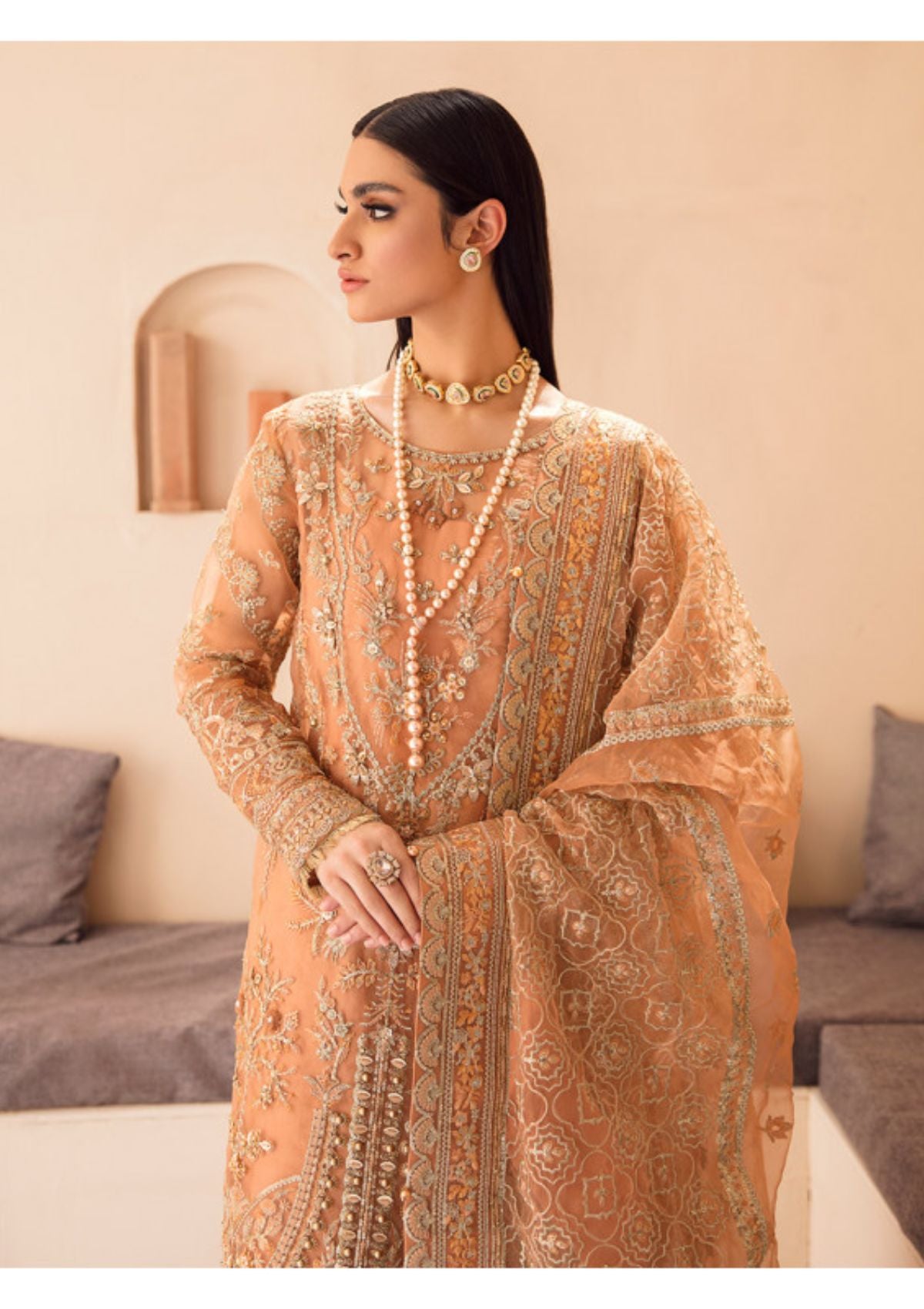 Formal Dress - Gulaal - Eid - Luxury - Unstitched - Sehar - EU#7
