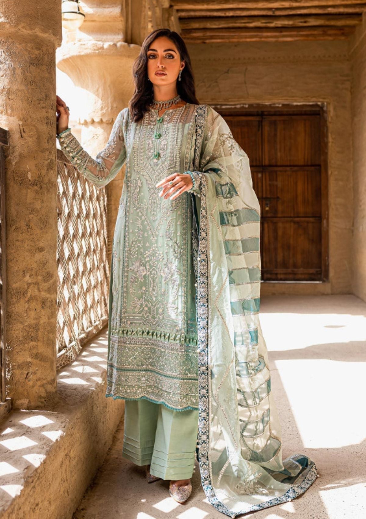 Formal Dress - Gulaal - Embroidered - Chiffon - Alayha - GEC#3