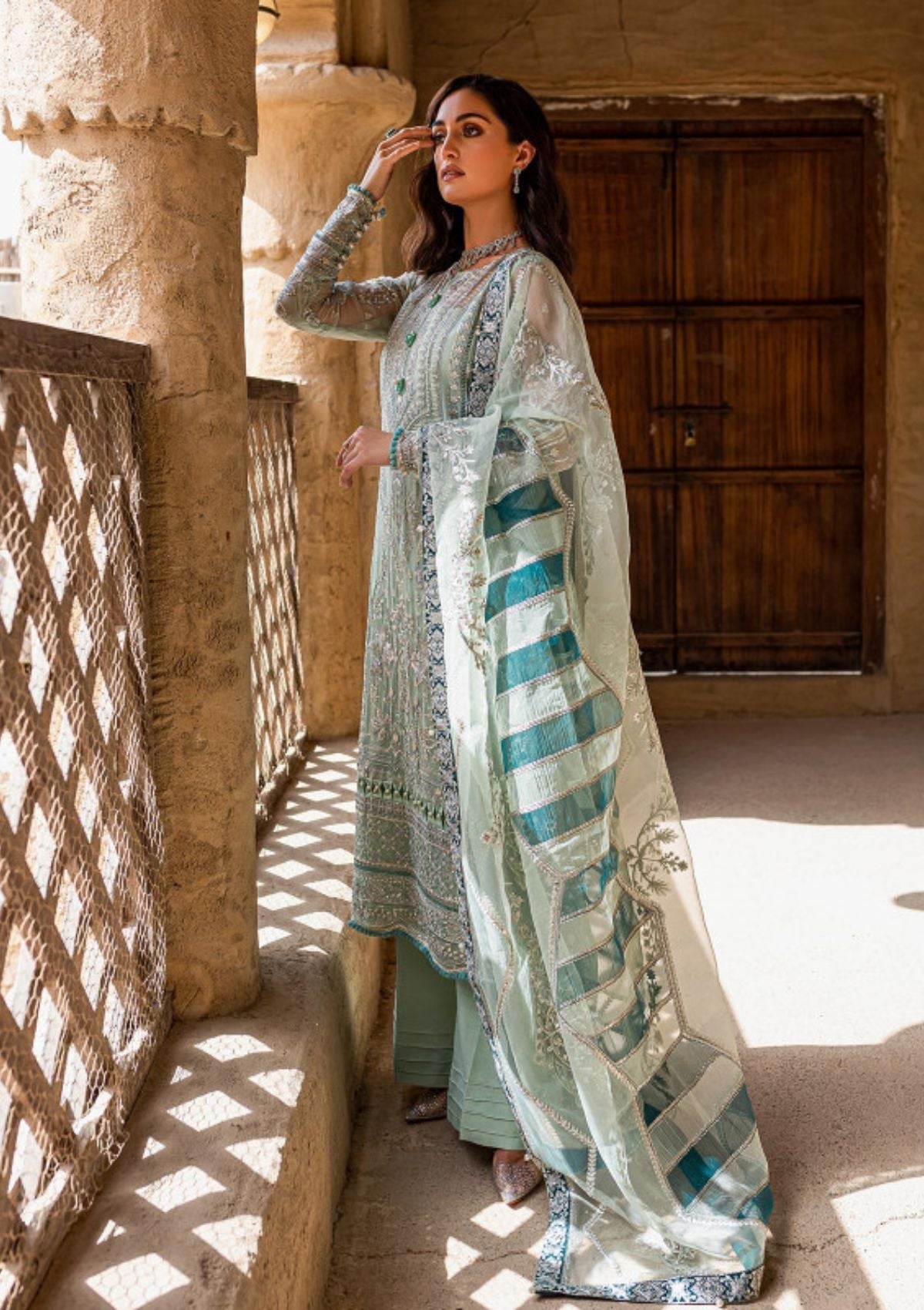 Formal Dress - Gulaal - Embroidered - Chiffon - Alayha - GEC#3