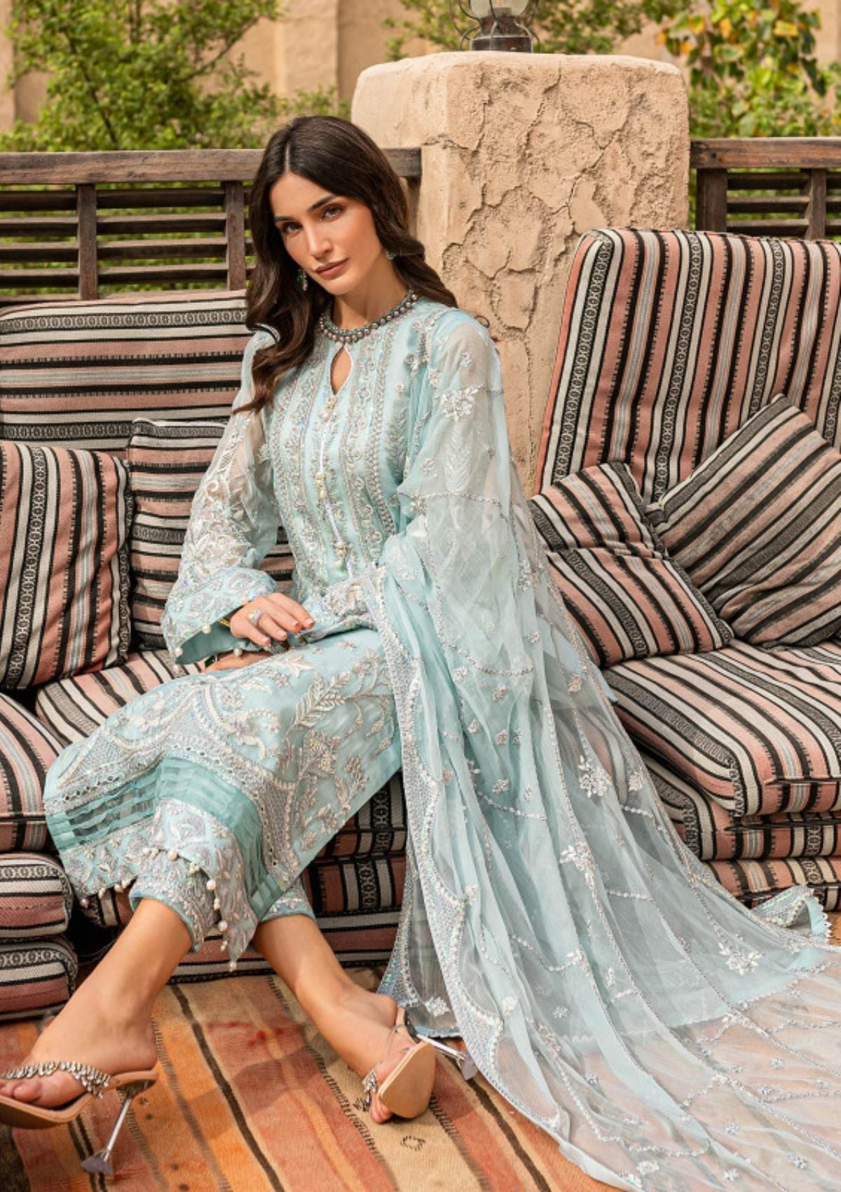 Formal Dress - Gulaal - Embroidered - Chiffon - Asmarah - GEC#5