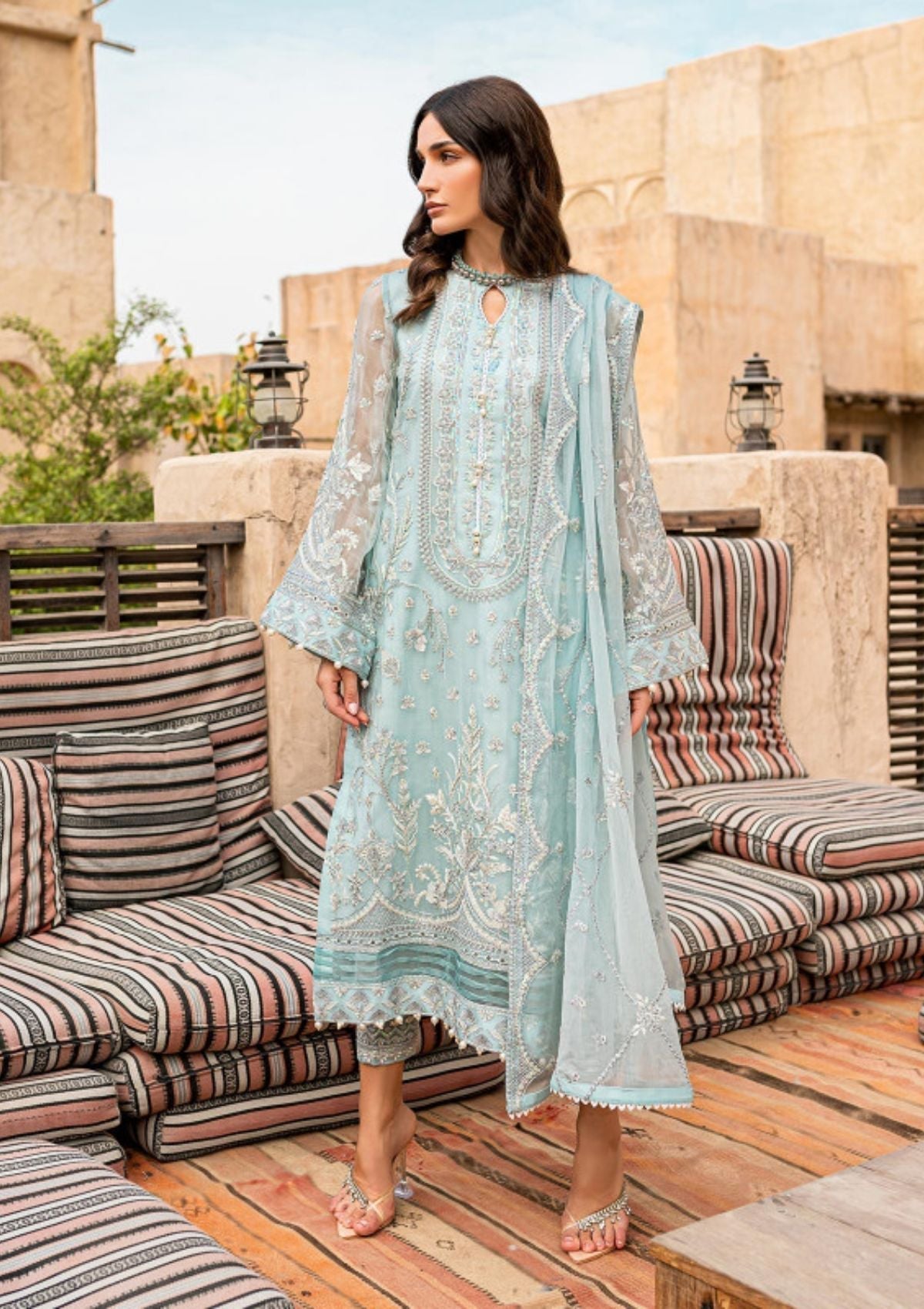 Formal Dress - Gulaal - Embroidered - Chiffon - Asmarah - GEC#5