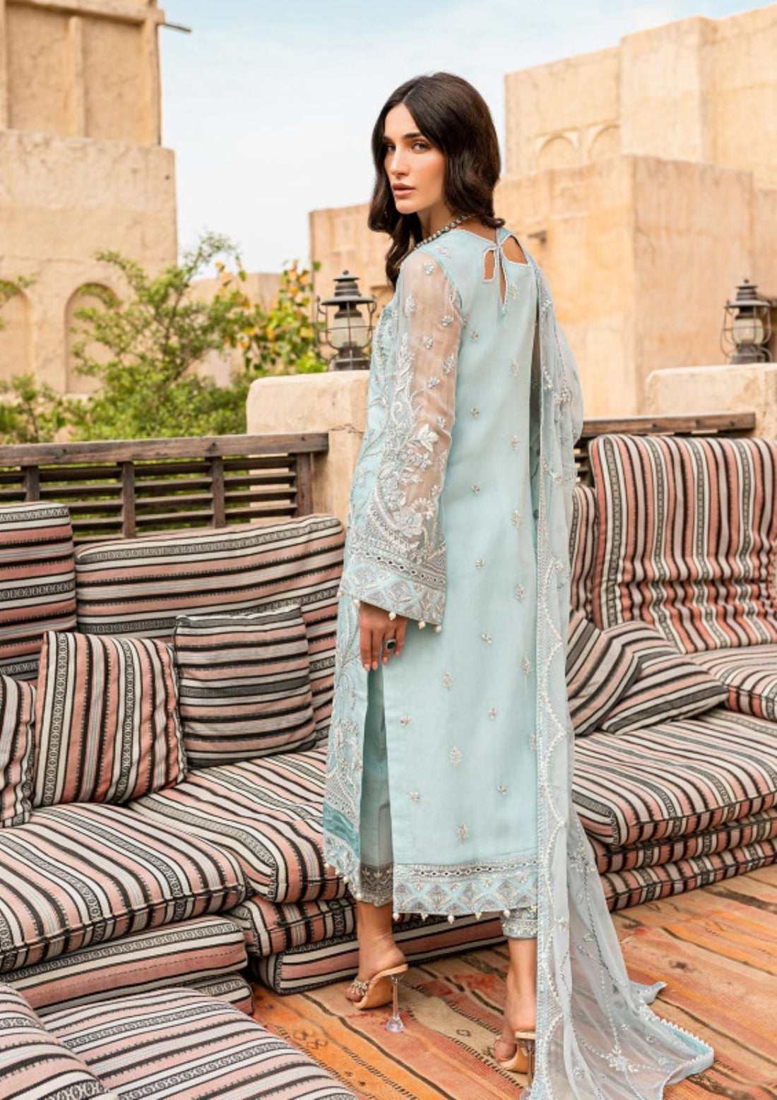 Formal Dress - Gulaal - Embroidered - Chiffon - Asmarah - GEC#5
