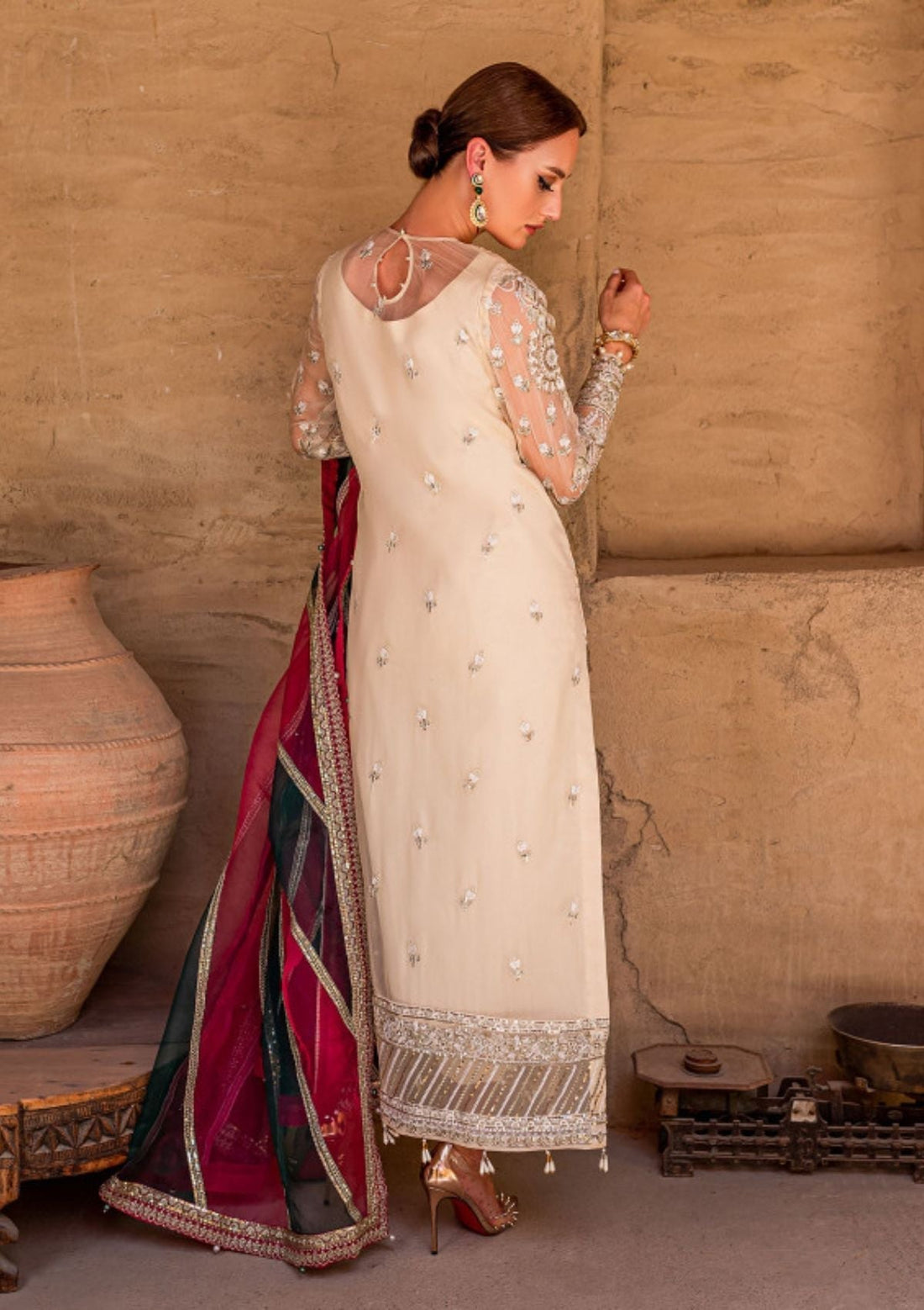 Formal Dress - Gulaal - Embroidered - Chiffon - Hazal - GEC#8