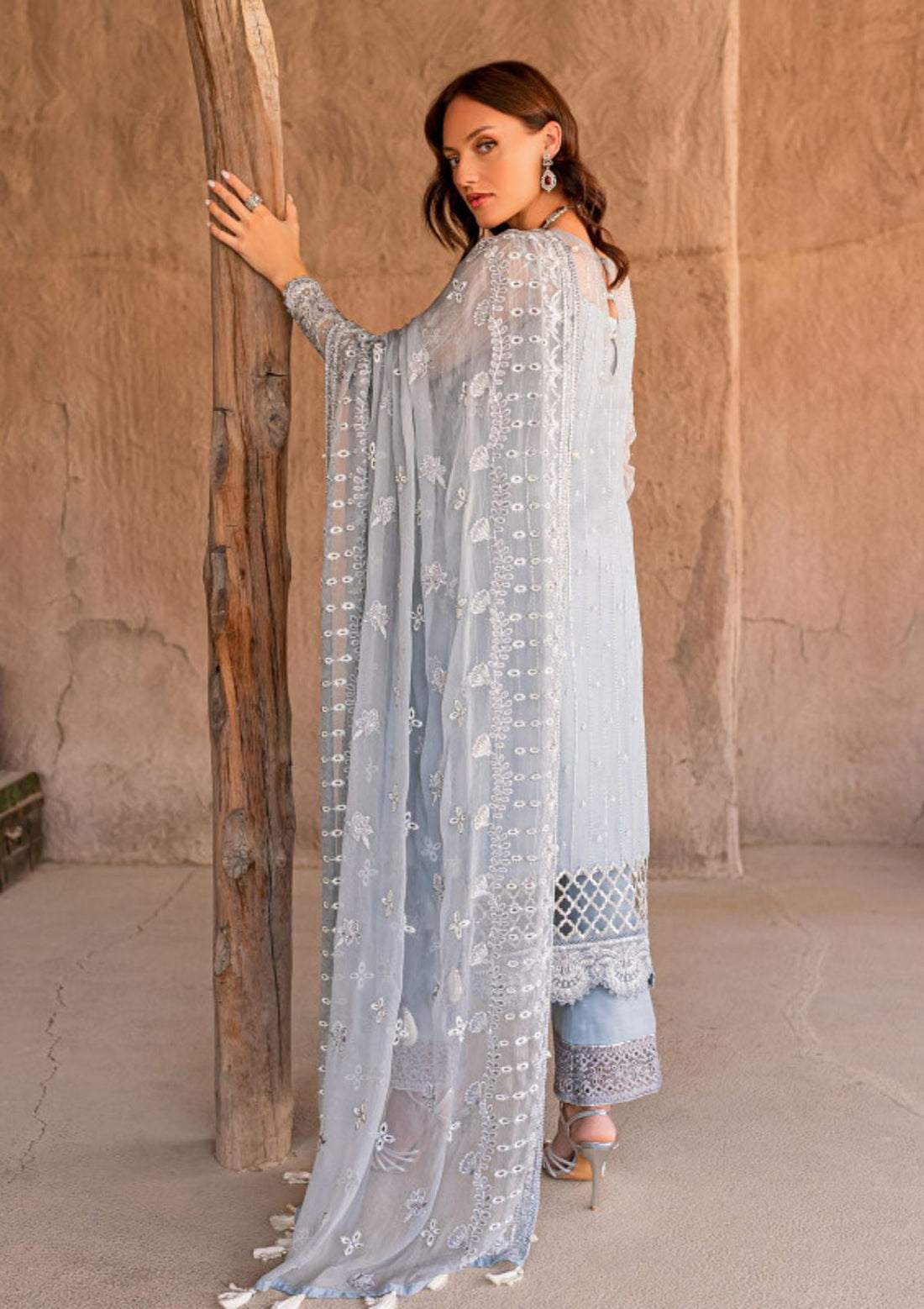 Formal Dress - Gulaal - Embroidered - Chiffon - Samarah - GEC#4