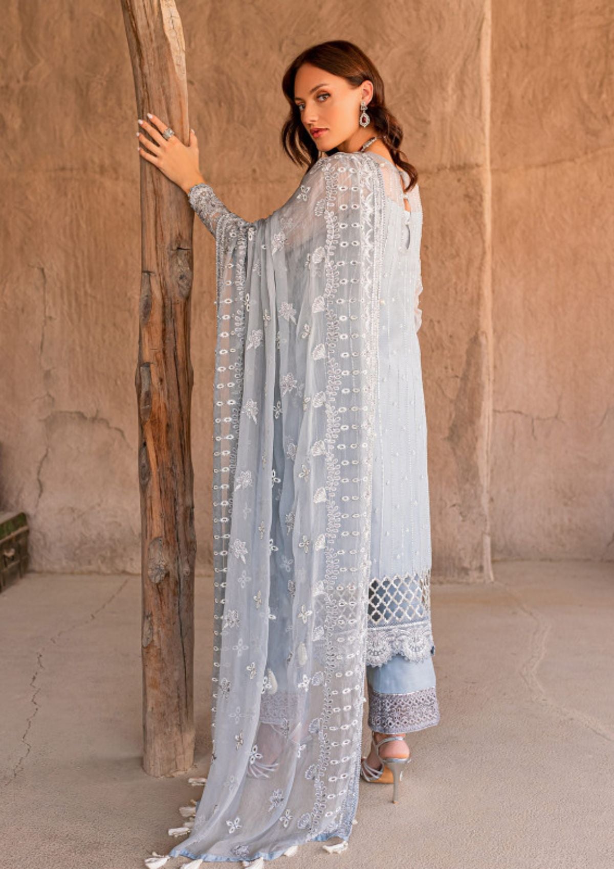 Formal Dress - Gulaal - Embroidered - Chiffon - Samarah - GEC#4