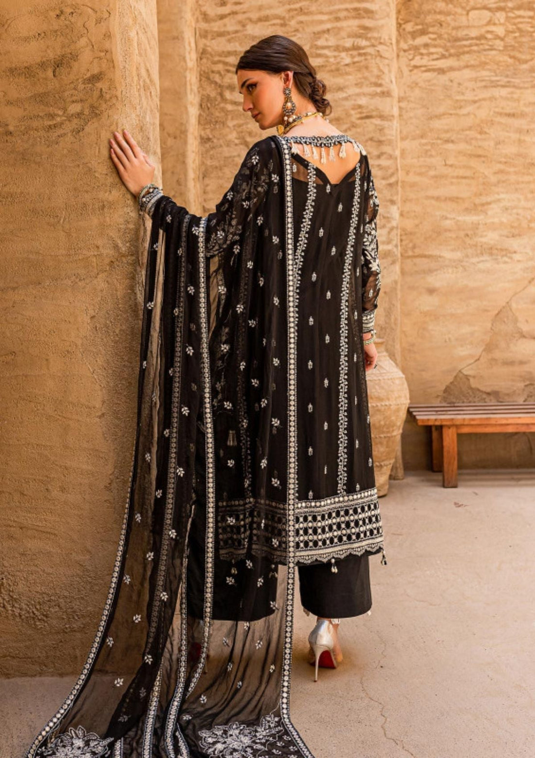 Formal Dress - Gulaal - Embroidered - Chiffon - Sophia - GEC#7