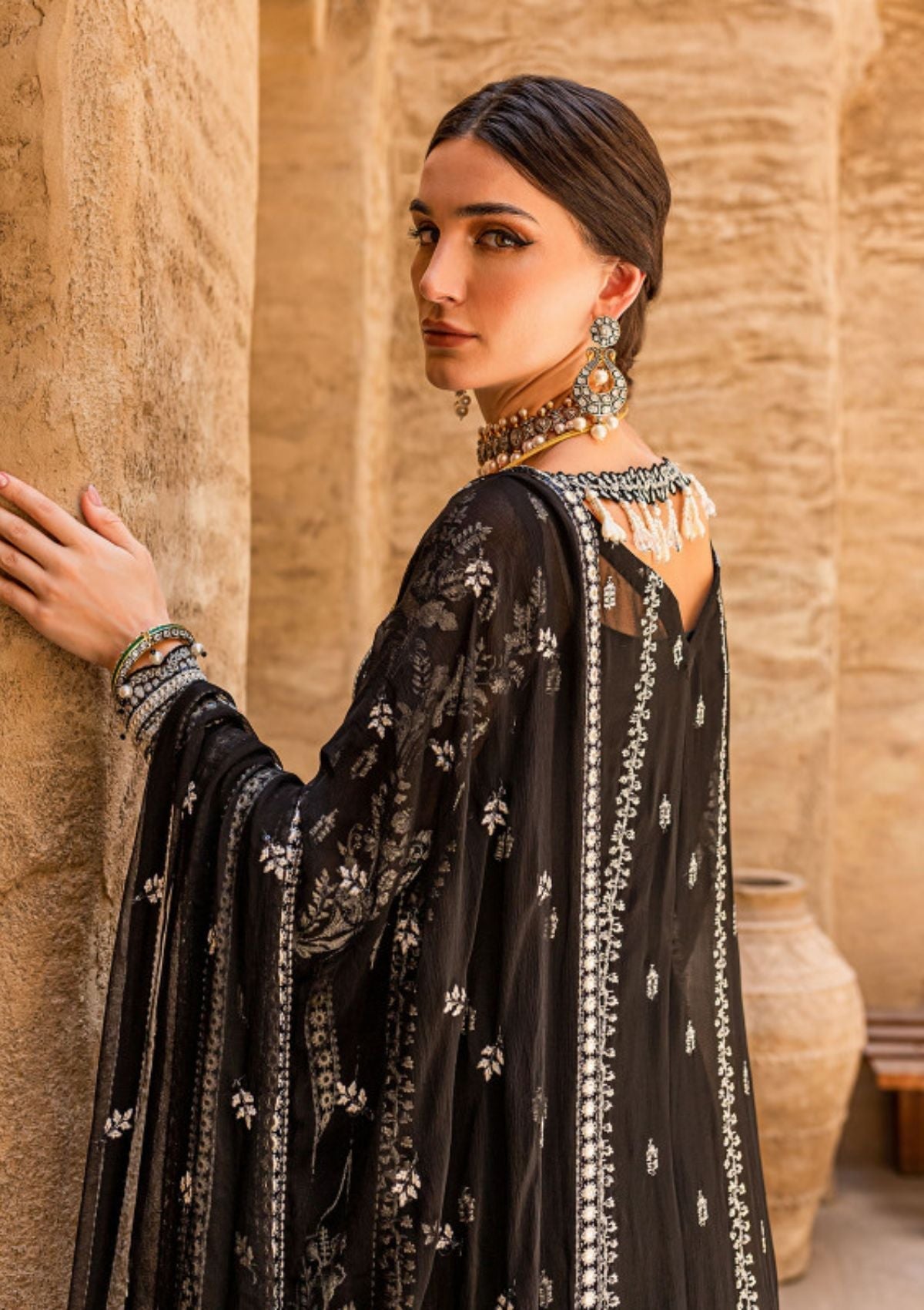 Formal Dress - Gulaal - Embroidered - Chiffon - Sophia - GEC#7
