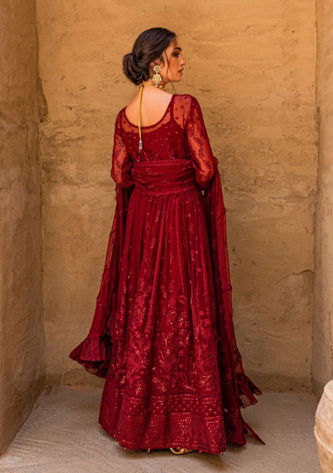 Formal Dress - Gulaal - Embroidered - Chiffon - Zaariya - GEC#1