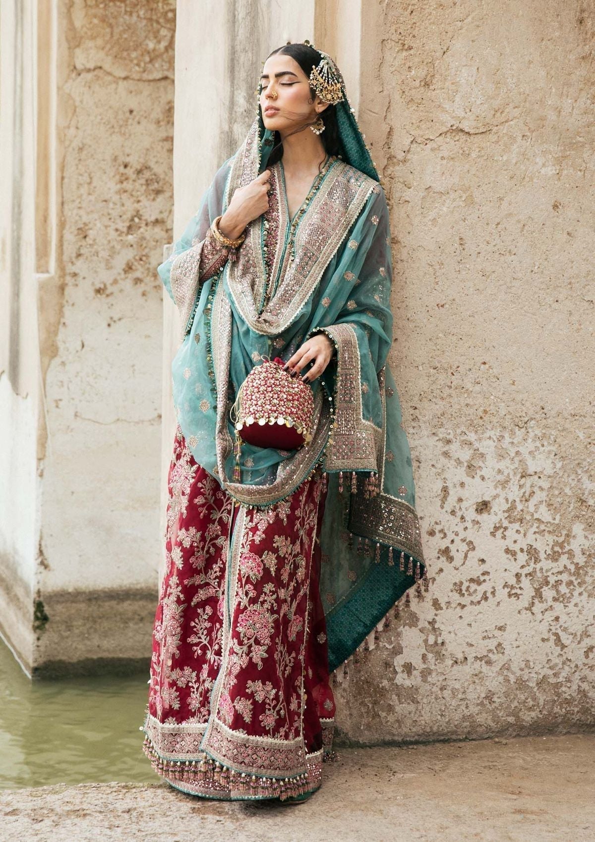 Formal Dress - Hussain Rehar - Paar - Ruby