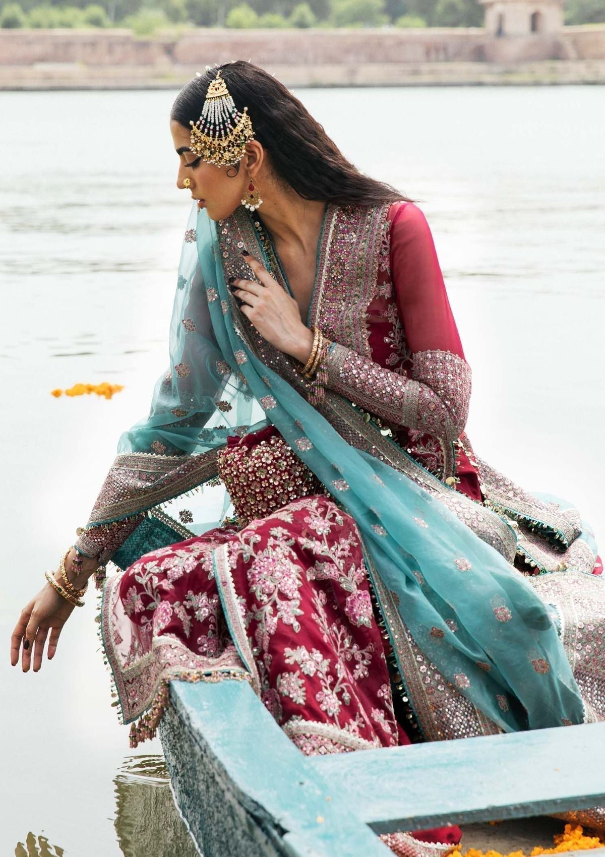 Formal Dress - Hussain Rehar - Paar - Ruby