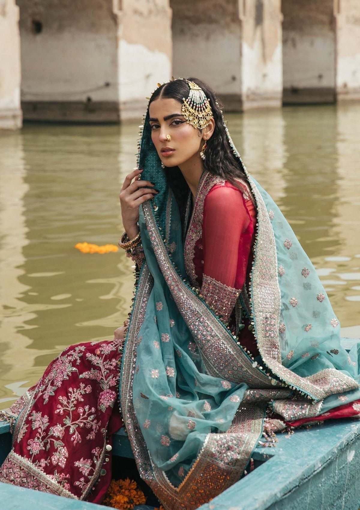 Formal Dress - Hussain Rehar - Paar - Ruby