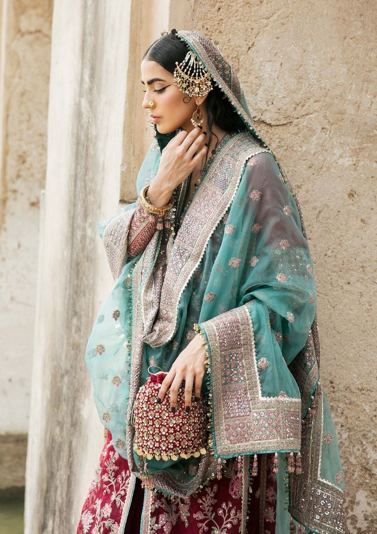 Formal Dress - Hussain Rehar - Paar - Ruby