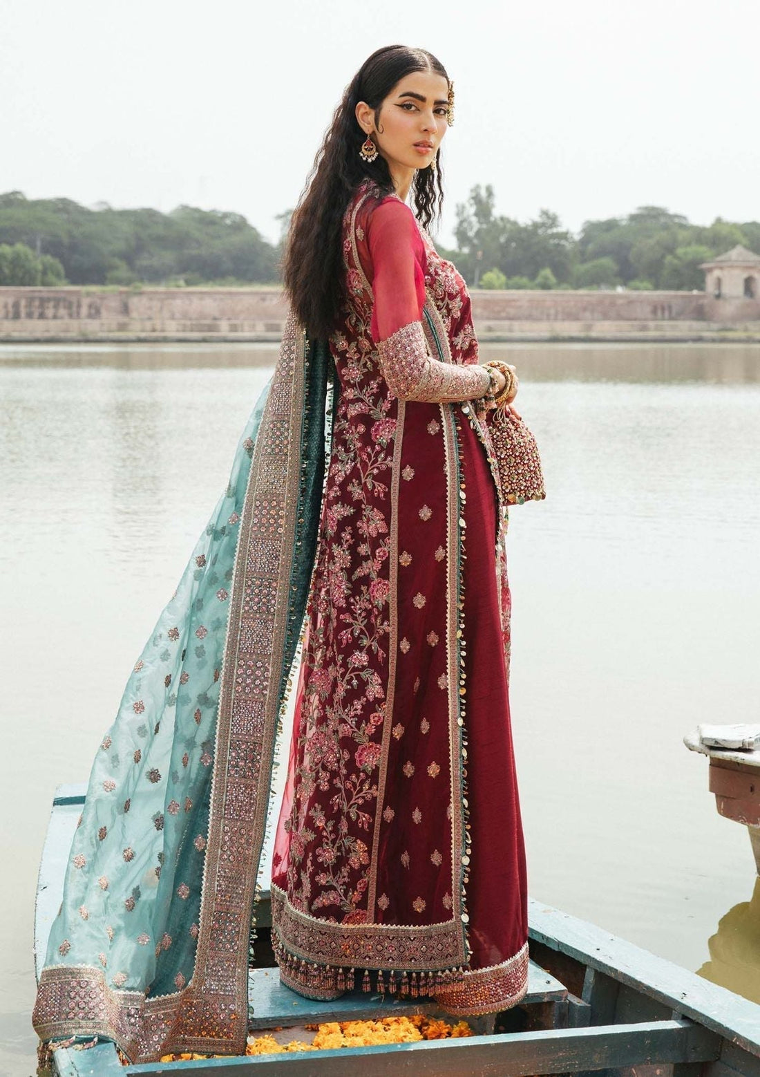 Formal Dress - Hussain Rehar - Paar - Ruby