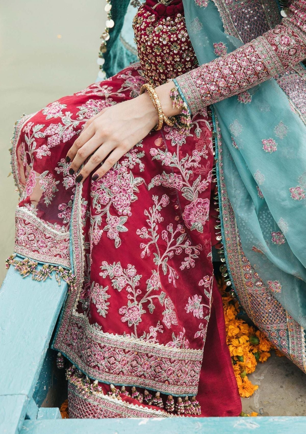 Formal Dress - Hussain Rehar - Paar - Ruby