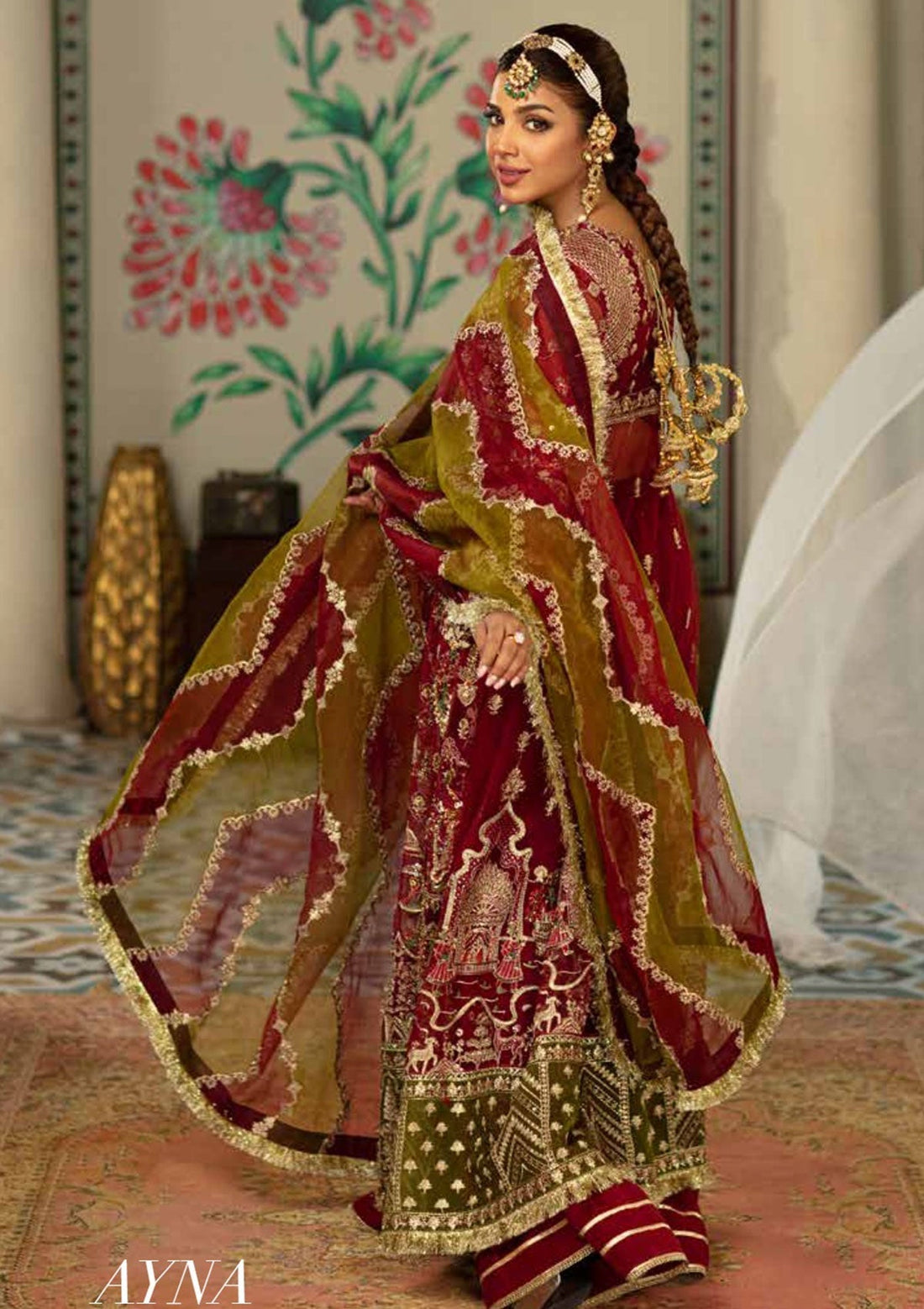 Formal Dress - Maryam Hussain - Gulab - Wedding - Ayna