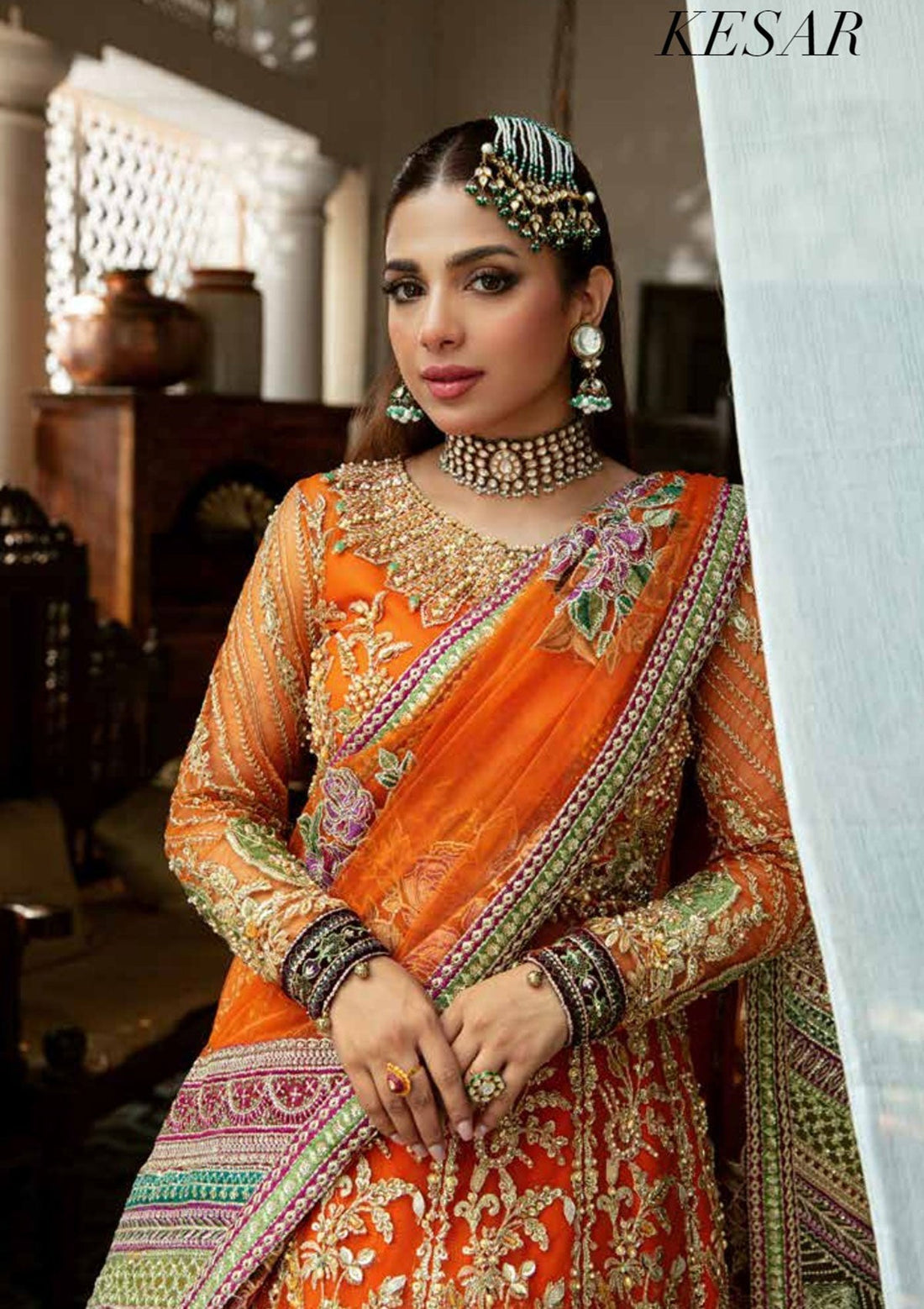 Formal Dress - Maryam Hussain - Gulab - Wedding - Kesar