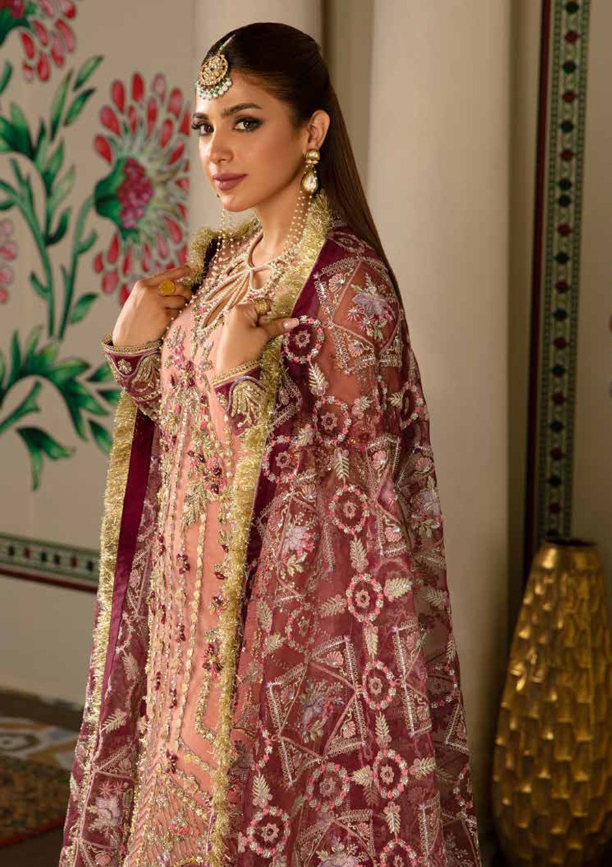 Formal Dress - Maryam Hussain - Gulab - Wedding - Mehr