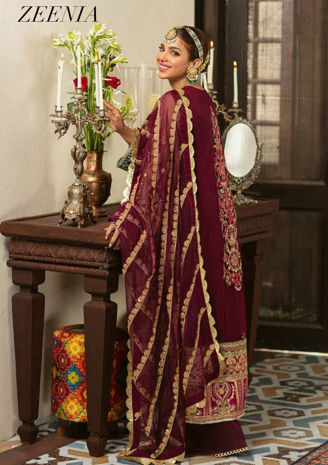 Formal Dress - Maryam Hussain - Gulab - Wedding - Zeenia