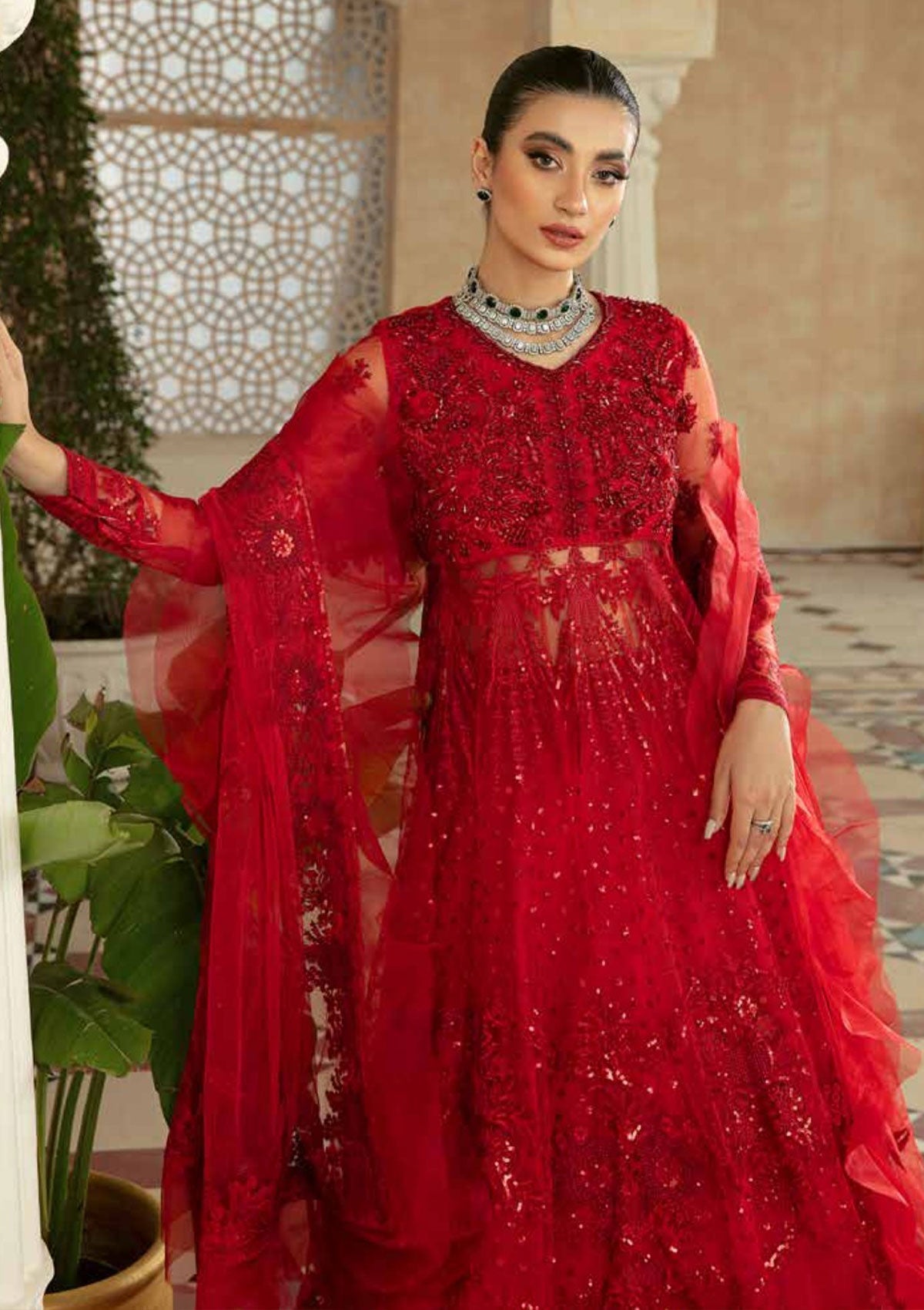 Formal Dress - Maryam Hussain - Marwa - Festive - GULAAB