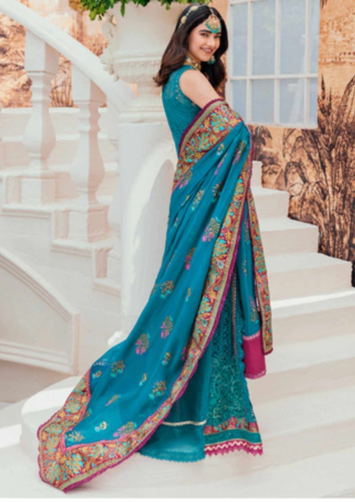 Formal Dress - Noor - Saadia Asad - Chiffon Laserkari - D#5