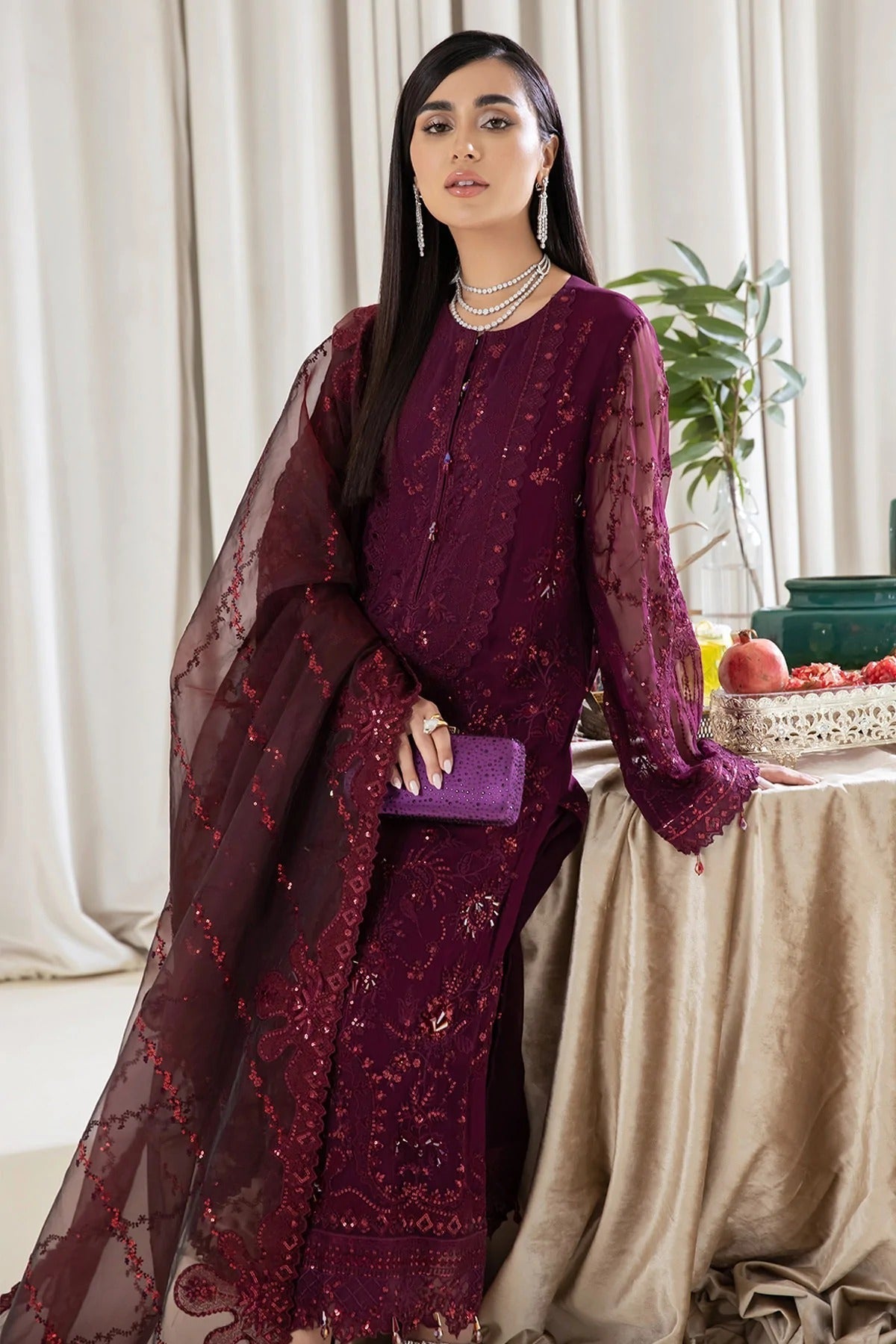 Formal Dress - Nureh - Elanora - Luxury Chiffon - NEL#12