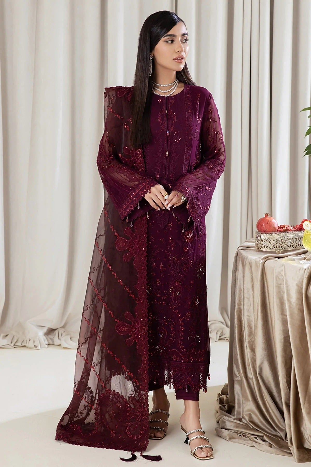 Formal Dress - Nureh - Elanora - Luxury Chiffon - NEL#12