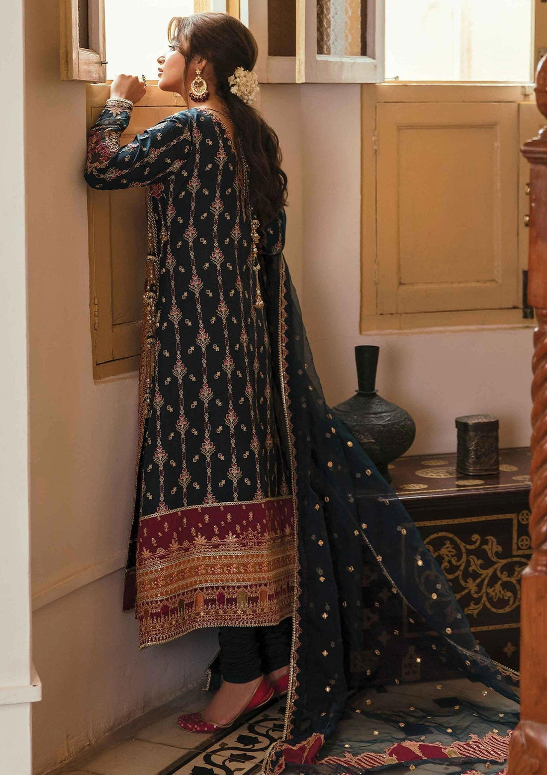 Formal Dress - Qalamkar - Khaab - V02 - Zarnish - NF#7