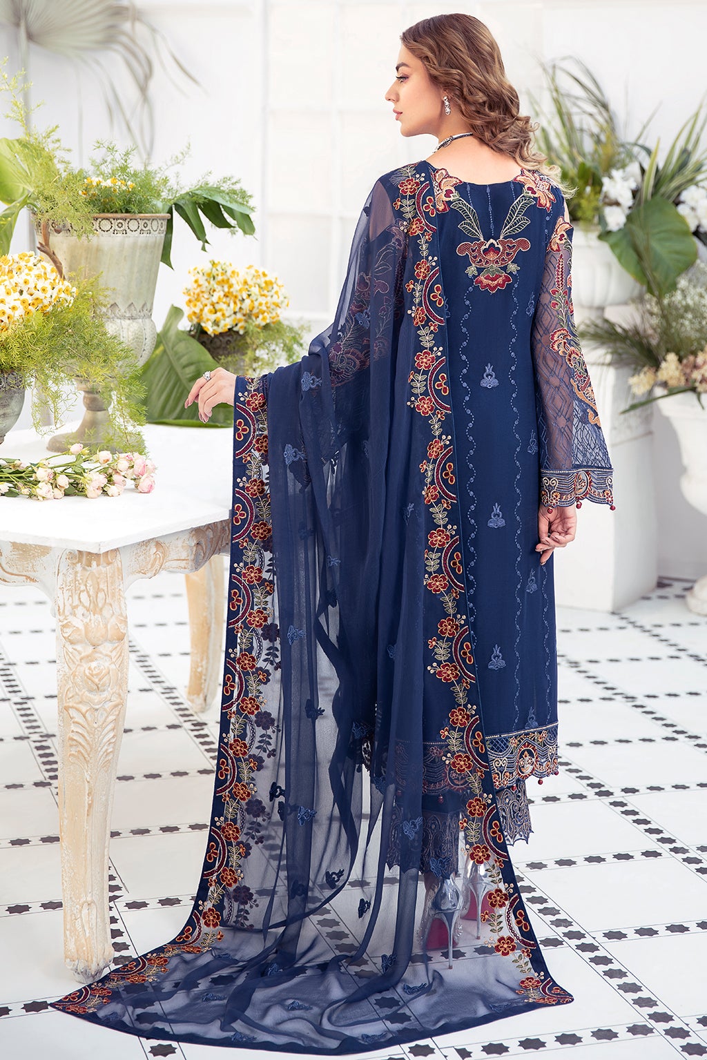 Formal Dress - Ramsha - Chiffon - V21 F#2104