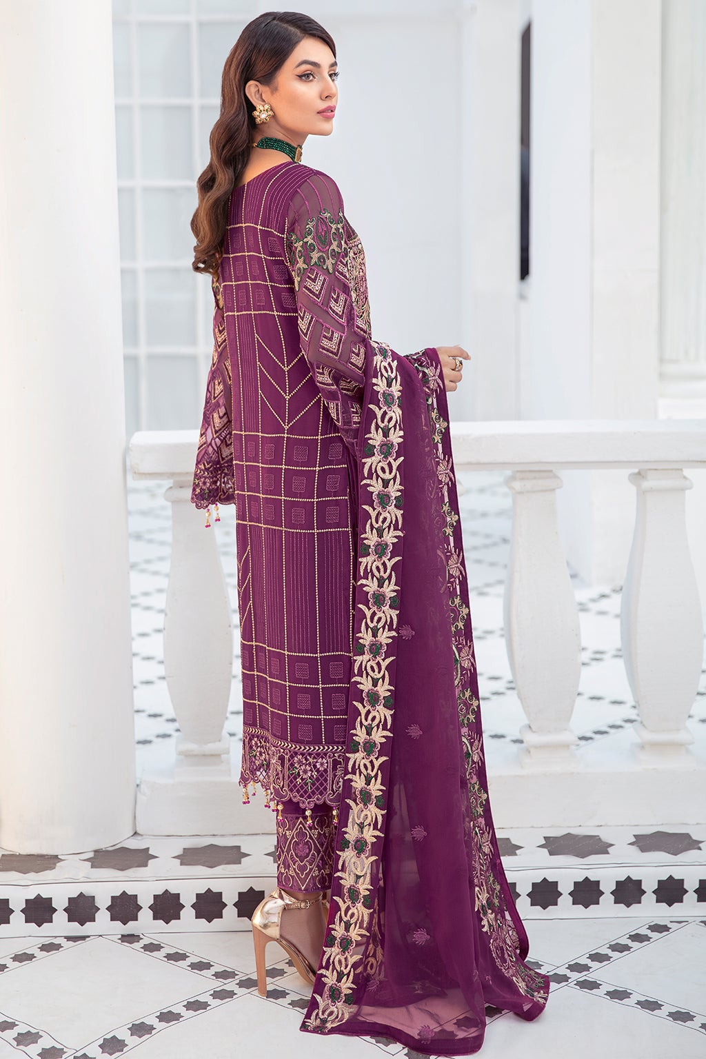Formal Dress - Ramsha - Chiffon - V21 F#2107