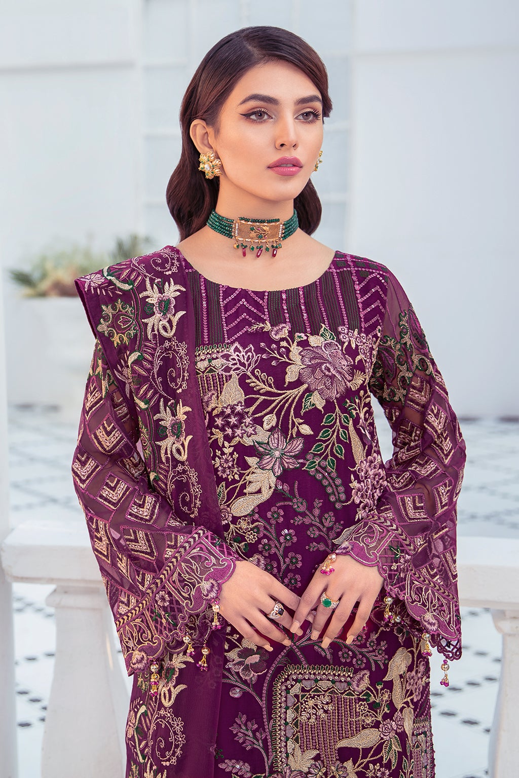 Formal Dress - Ramsha - Chiffon - V21 F#2107