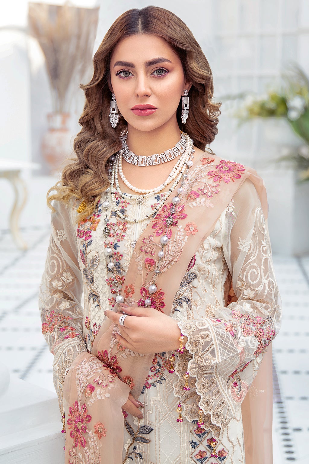 Formal Dress - Ramsha - Chiffon - V21 F#2109